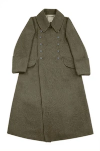 WW2 German M44 Heer EM Brown wool Greatcoat - Picture 1 of 3