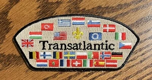 Boy Scout Transatlantic Council Cut Edge Flag Csp - Picture 1 of 1
