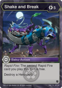 Bakugan Pro Armored Elite Shake and Break ENG_11_SR_AV x2 - Picture 1 of 3