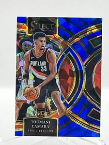 2023-24 Panini Select Premier RC #115 Toumani Camara Blue Cracked Ice - Picture 1 of 5