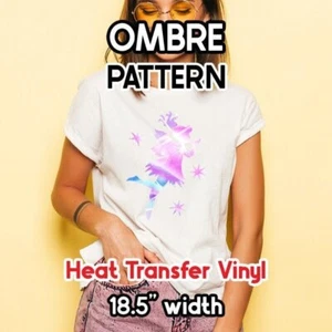 Ombre / Watercolor Patterned HTV 18.5" ROLL **FREE SHIPPING** - Picture 1 of 55