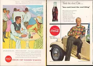 7 Vintage Coca-Cola Ads back cover National Geographic magazines - Picture 1 of 4