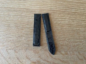 Leather Strap For a CARTIER Leather Strap - Black Coco 15 mm - Watch Collectors - Picture 1 of 4