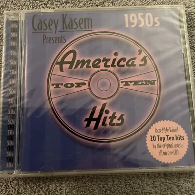 Casey Kasem: Americas Top 10 Hits- 1950s-CD New Sealed Foto 1 de 3