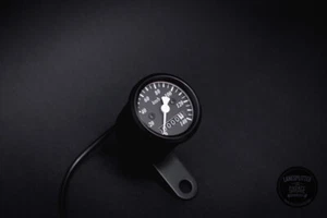 Matt Black Super Mini Speedo for your Cafe Racer / Tracker / Custom - Picture 1 of 6
