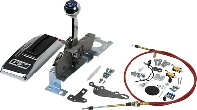 B&M AUTO RATCHET QUICKSILVER SHIFTER,3 & 4 SPEED,CHROME,68-72 CHEVELLE,EL CAMINO - Image 1 of 4