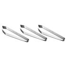  3 Pcs Kitchen Pliers with Slant Tip Stainless Steel Tweezers Japanese-style