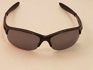 Oakley Commit SQ 03-781 Sportsonnenbrille poliertes schwarzes Gestell schwarz Iridium - Bild 1 von 10