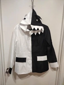 Unbranded Anime Cosplay Danganronpa Monokuma Black & White Bear Jacket Sz M - Picture 1 of 6