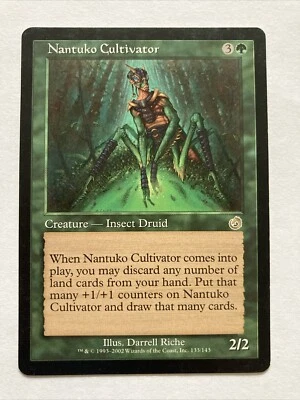 Nantuko Cultivator Torment Magic The Gathering 2002 MTG LP - Image 1 of 2