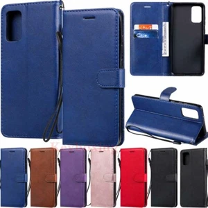 For Samsung S20 S10 S9 S8 A10 A30 A50 Wallet Card Holder Flip Leather Case Cover - Picture 1 of 37