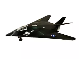 USAF United States Air Force F-117A Diecast Nero Night Hawk Pullback Aereo - Foto 1 di 18