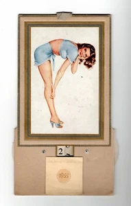 Alberto Vargas Raphael Tuck Tell a Date Calendar 1955 C36/14 - Picture 1 of 3