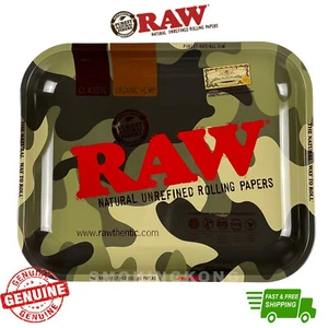 RAW Rolling Tray Camo Limited Edition Metal Tray with Certificate Camouflage New - Picture 1 of 5