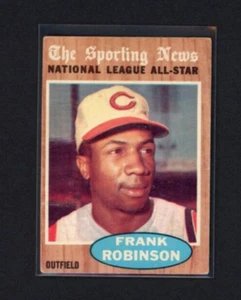 Topps Baseball #396 1962 Frank Robinson EX - Imagen 1 de 2