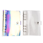 5X(2 Pcs A6 6-  Clear Pvc Binder Cover Refillable Ebook Binder Protector1918