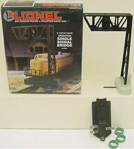 LIONEL OPERATING SINGLE METAL SIGNAL BRIDGE ACCESSORY 6-12763! O GAUGE TRAIN - Picture 1 of 1