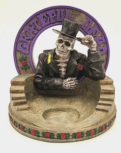 Grateful Dead Vintage 1998 Vandor “Skull & Top Hat” Votive Candle Incense Burner - Picture 1 of 9