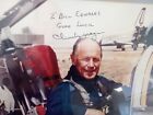 SIGNED Chuck Yeager Framed F-20 Tigershark Pilot Color Print 10x8