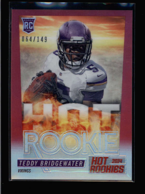 TEDDY BRIDGEWATER 2014 PANINI SCORE #HR-TB RED HOT ROOKIE RC #064/149 AY3472 - Image 1 of 1