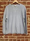 J Jill Sweater Womens Large Blue Cotton Pullover Stretch Knit
