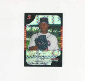 2005 Bowman Chrome X- Refractor #138 Pedro Martinez Mets HOF 149/225 - Picture 1 of 2
