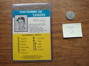 Phil Linz 1965 Baseball card Hasbro Challenge The Yankees Game NY FS  a - Picture 1 of 2
