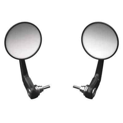 Espejos retrovisores de extremo de barra Indian Motorcycle OEM, par, negros | 2891099-468 Foto 1 de 4