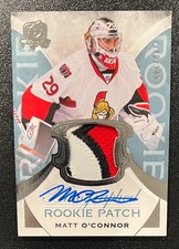 2015-16 Upper Deck The Cup Rookie Autograph Patch 140/249 #137 Matt O'Connor RC