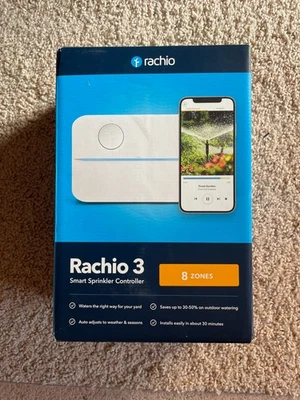 Rachio 3 8-Zone Smart Sprinkler Controller 8ZULW-C White - Image 1 of 4