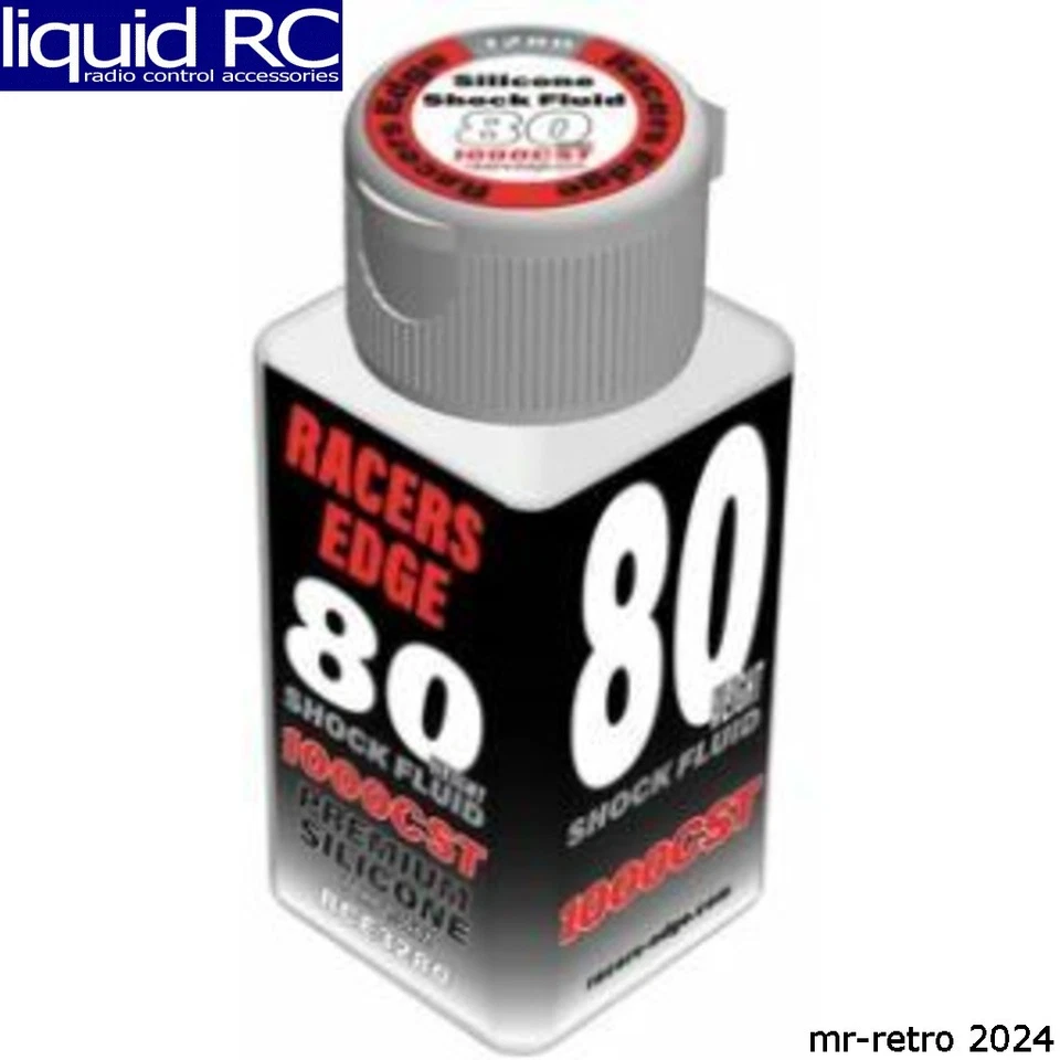 Racers Edge 3280 80 Weight 1000cst 70ml 2.36oz Pure Silicone Shock Oil - Image 1 of 1
