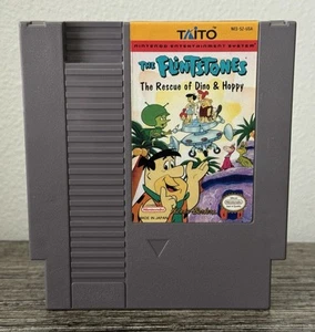 The Flintstones: The Rescue of Dino & Hoppy (Nintendo NES, 1991) TESTED - Picture 1 of 6