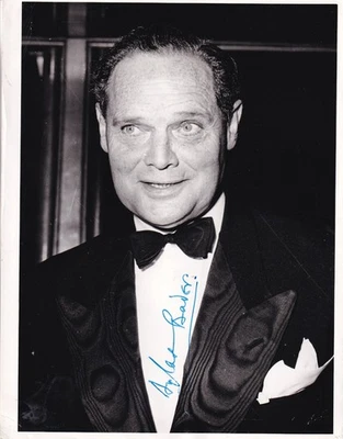 Douglas Bader - Fighter Pilot RAF - Large Press Photo - Original Signed - Image 1 of 2