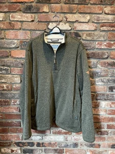 ORVIS Sherpa Lined Pullover Jacket Plush Classic Collection 1/4 Zip Mens Sz XXL - Picture 1 of 3