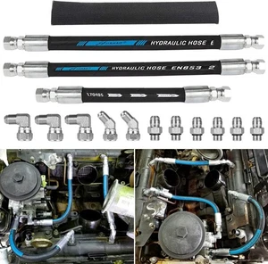 	Kit tubi pompa olio alta pressione HPOP e linea crossover adatta per Ford 7.3	 - Foto 1 di 7