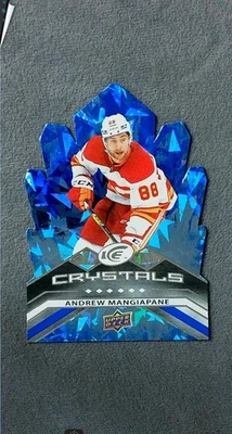 2021-22 Upper Deck Ice Crystals #IC-4 Andrew Mangiapane Flames - Image 1 of 2