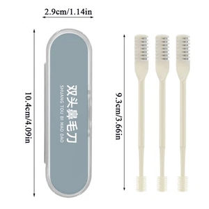 Hair Remove Nose Clean Nose Hair Trimmer Nose Razor 360° Rotating Manual✔ - Picture 1 of 20