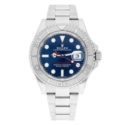 Rolex Yacht-Master 116622 40mm Bright Blue Dial Oyster Bracelet Oystersteel/P... - Image 1 of 4
