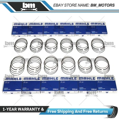 12x Anéis de Pistão Φ82.6mm Conjunto STD Para Mercedes-Benz S65 G65 AMG W221 M275 6.0 V12 - Imagem 1 de 4
