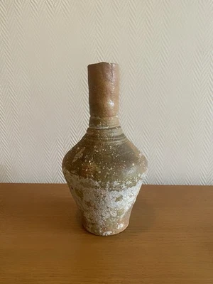 Ancien Vase En Terre Cuite Patine Minérale Naturelle  - Photo 1/4