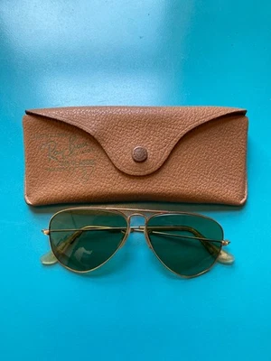 Gafas de sol vintage B&L Ray Ban aviador - alrededor de 1960 - ¡MUY BUENAS! Foto 1 de 4