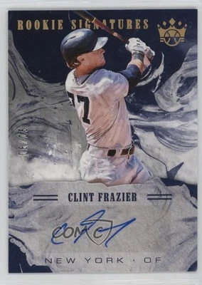 2018 Diamond Kings DK Rookie Signatures Holo Gold/25 Clint Frazier controle remoto automático - Imagem 1 de 2