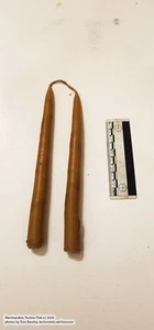 Conico/candelabro: cera d'api, naturale. set attaccato fatto a mano - 8" - Foto 1 di 4