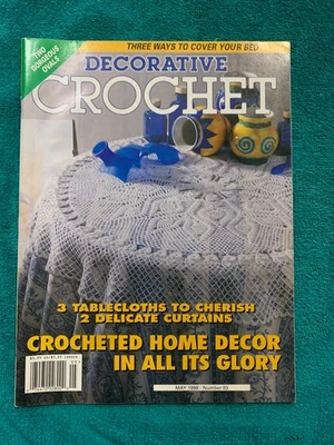 Decorative Crochet May 1998 #63 See pictures for patterns - Image 1 of 4