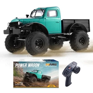 FMS FCX24 Power Wagon 1/24 RC Crawler, Brushless 4x4 RTR Rock Crawler with Me... - Picture 1 of 8