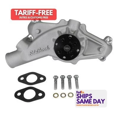 Edelbrock 88540, One Bbc Water Pump Short Counterclockwise Rot. Aluminum Perform - Image 1 of 4