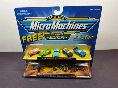 Micro Machines Military #6 SPECIAL OPS SQUAD Freedom Force Cars Set 1998 Galoob - Imagem 1 de 4
