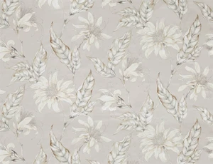 DISEÑO TELA CORTINA ARLEQUÍN "Ananda" 3,6 METROS OSTRA 100% ALGODÓN - Imagen 1 de 7