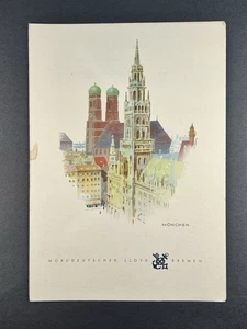 1960 MS Berlin Lunch Menu - North German Lloyd - May 6th - Picture 1 of 3