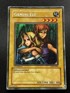 Zwillinge Elfe LON-E000 Secret Rare 1. Auflage Heavy Play Yugioh - Bild 1 von 2